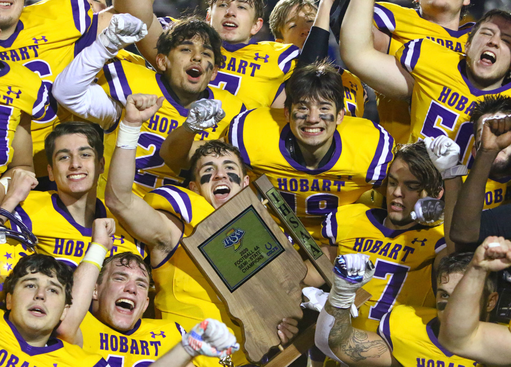 4A football semistate: Hobart vs. Marion